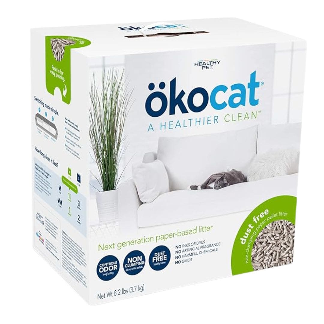 ökocat Dust Free Natural Paper Pellet Cat Litter ökocat Dust Free Natural Paper Pellet Cat Litter