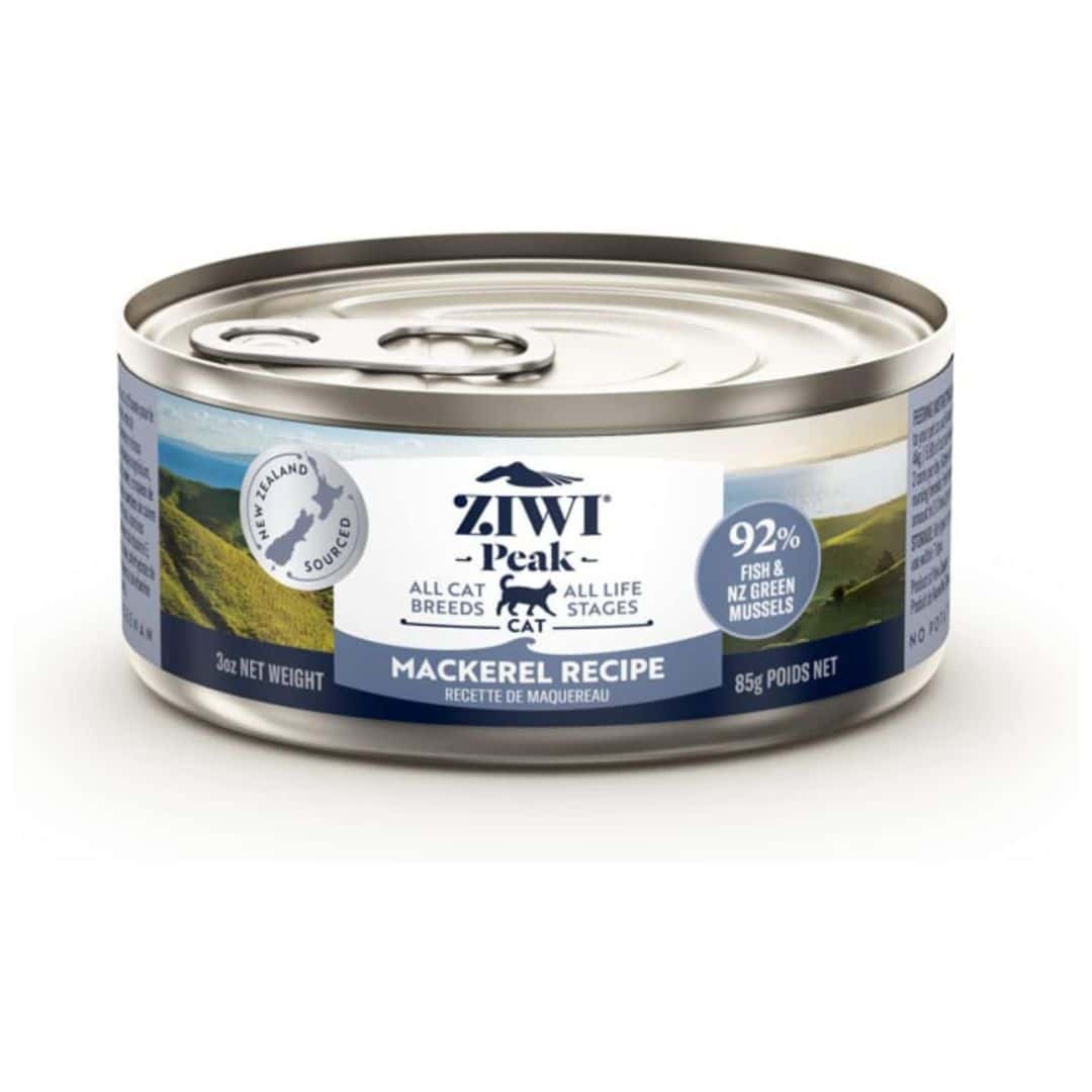 ZIWI Peak Canned Wet Cat Food Mackerel Recipe ZIWI Peak Canned Wet Cat Food – Mackerel Recipe