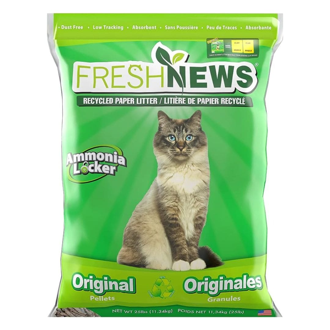 Fresh News Recycled Paper, Original Pellet Cat Litter