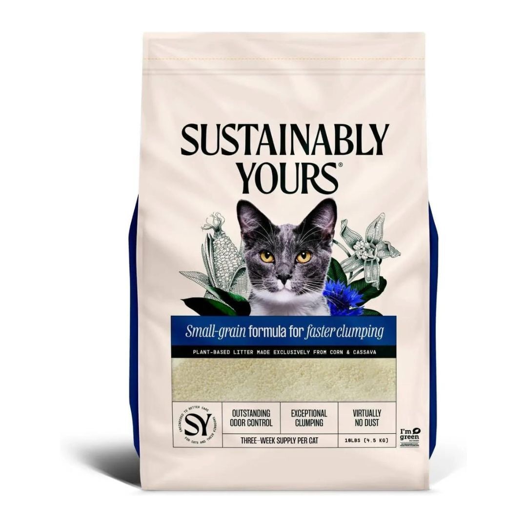 Sustainably Yours Cat Litter Small-Grain formula