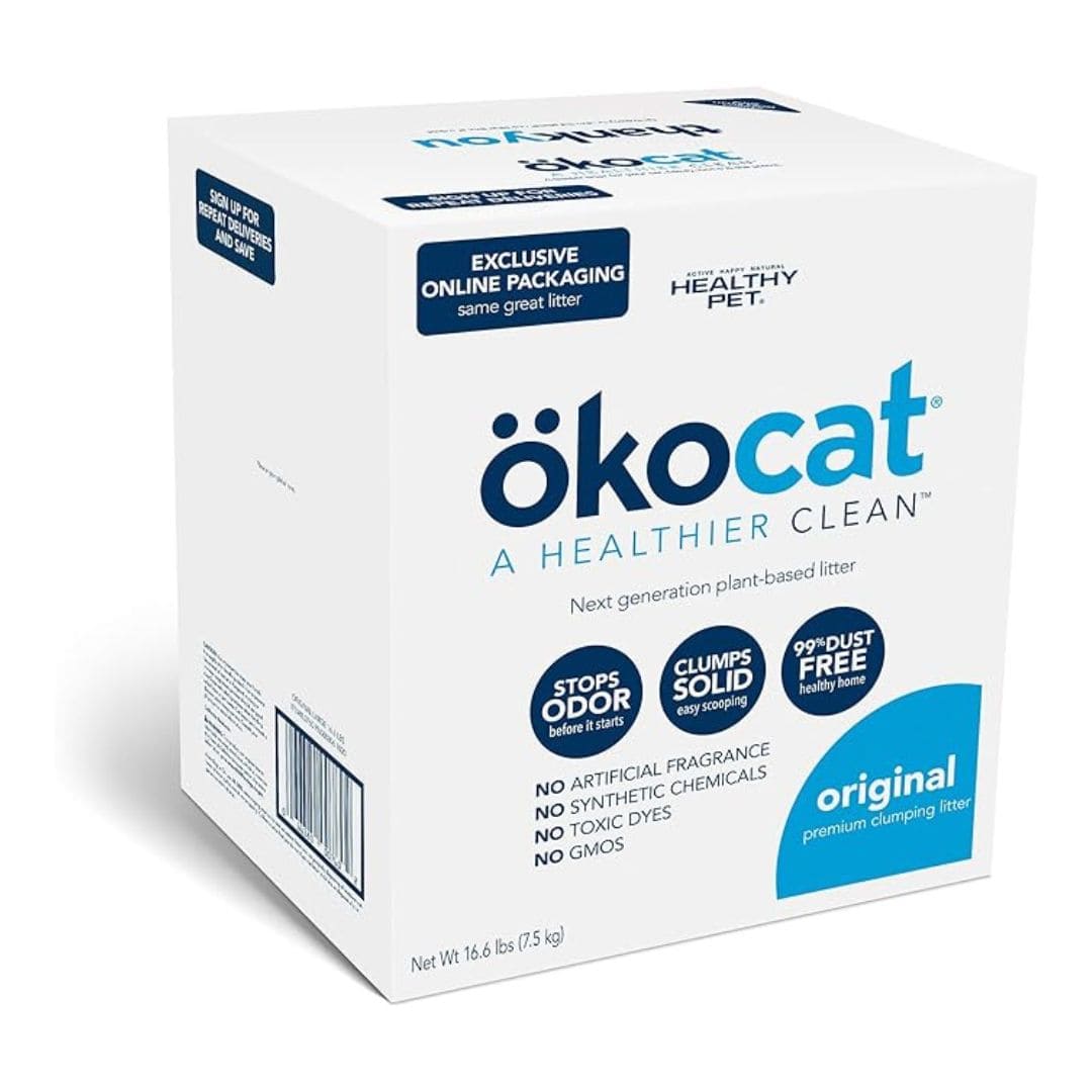 ökocat Litter Original Low-Dust Natural Clumping Wood