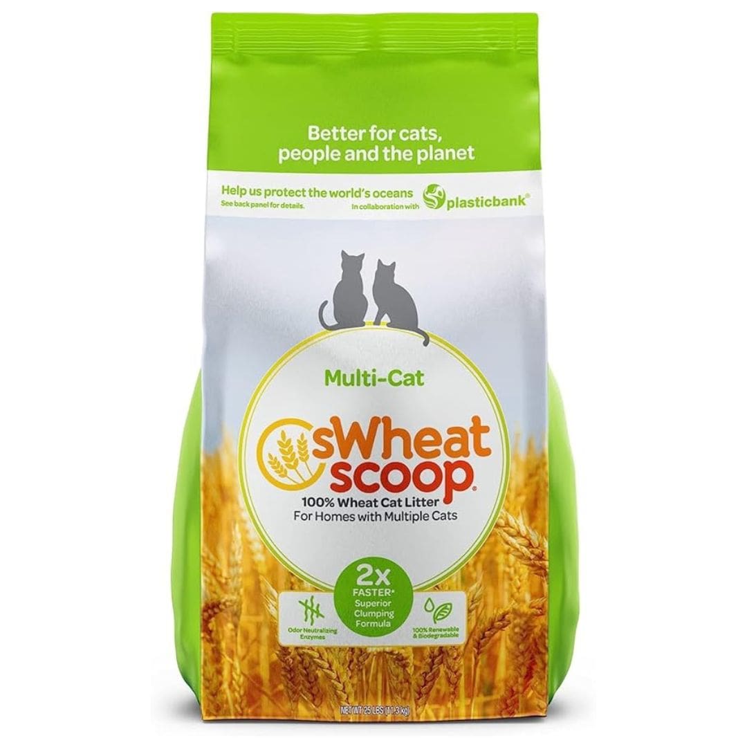 sWheat Scoop Natural Wheat Multi-Cat Litter