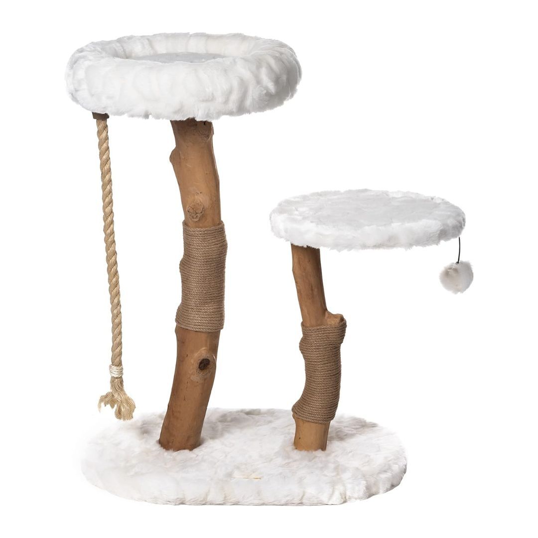 MAU Wood Cat Condo – Alpine White